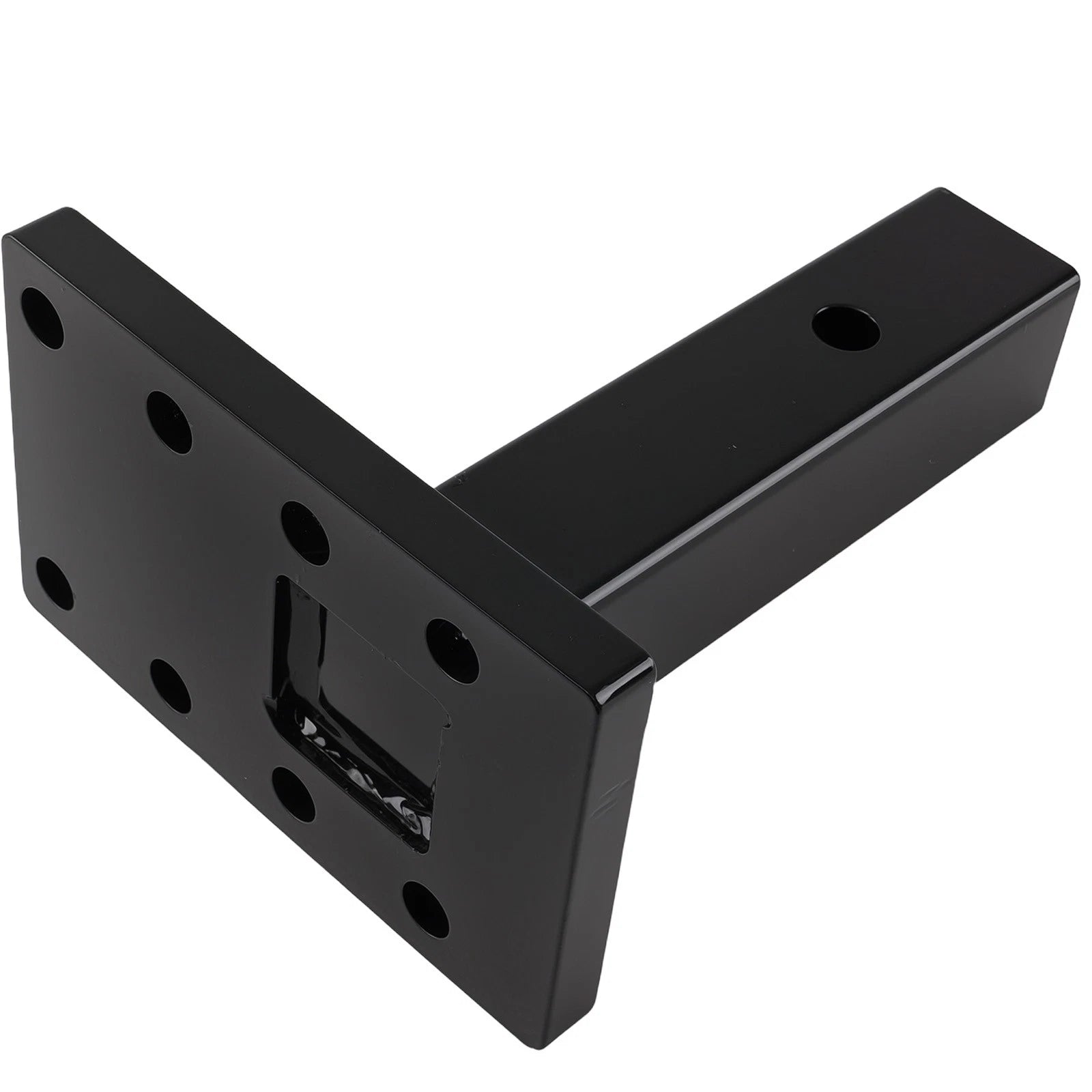 Adjustable Pintle Hitch Bracket 3 Position For 2" Receiver Black