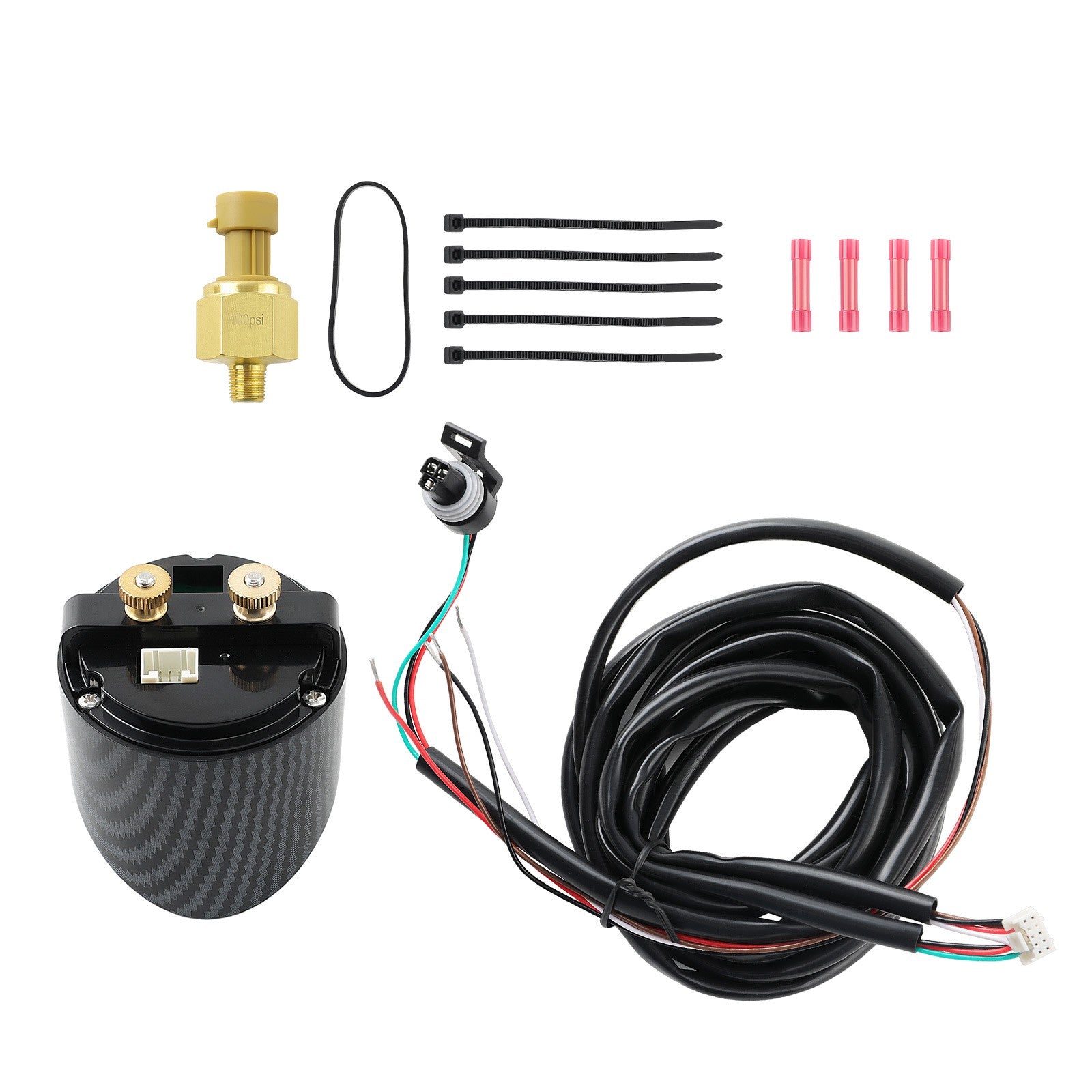Oil /Fuel Pressure LED Display Gauge 0-100 PSI 0-7 Bar for X-Series