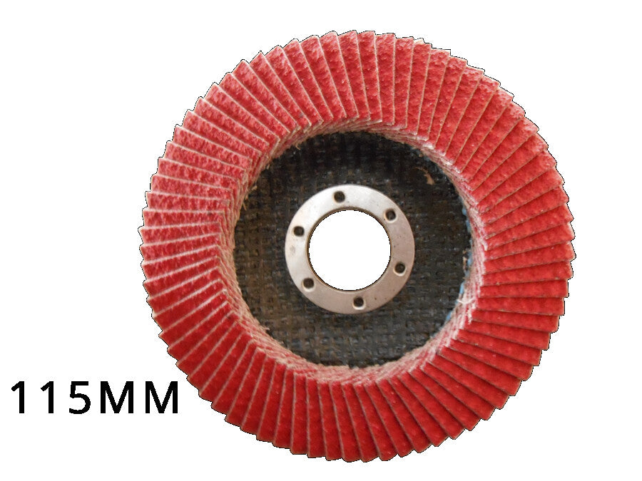 40PCS 115MM Flap Wheels 120 Grit Type29 Ceramic Grinding Discs 4-1/2 x