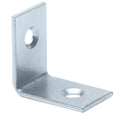 Rok Hardware 16 Gauge L Shaped Steel Angle Bracket, Corner Brace 1''