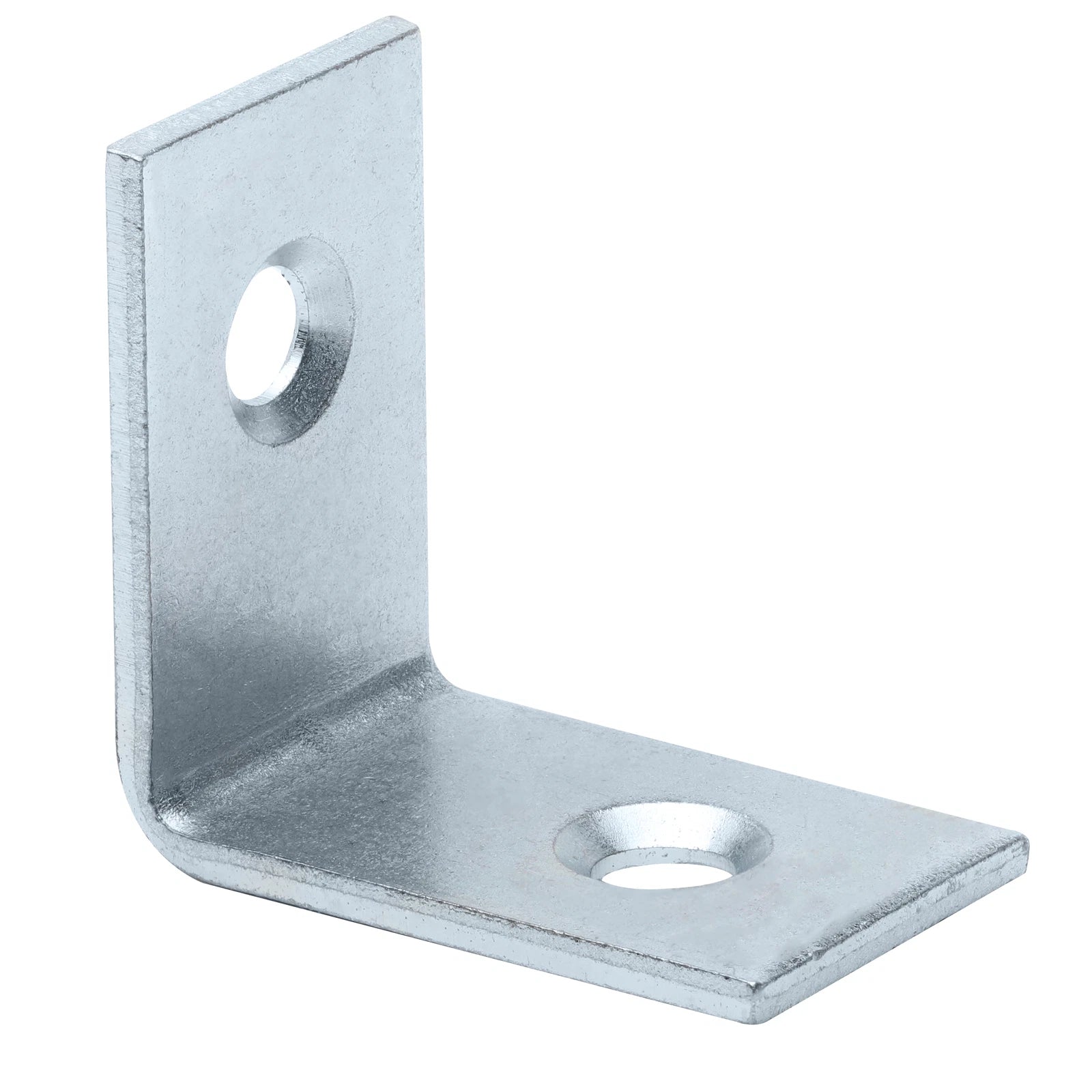 Rok Hardware 16 Gauge L Shaped Steel Angle Bracket, Corner Brace 1''