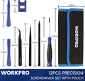 WORKPRO 12PCS Precision Screwdriver Set with Magnetic Torx Bit by WORKPRO