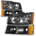 Fit 03-07 Chevy Avalanche Silverado Black Amber | Built Supply Co