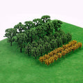 Plastic Model Trees Train Railroad Wargame Park Scenery Ho Scale