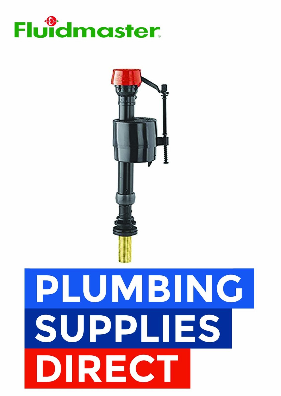 Fluidmaster PRO45B 1/2" Bottom Entry Brass Inlet Float Valve