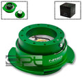 Nrg 6-hole Steering Wheel Green Quick Release Hub Adapter Kit Gen 2.5