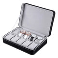 6/10/12 Slots Pu Leather Watch Travel Case Zippered | Built Supply Co