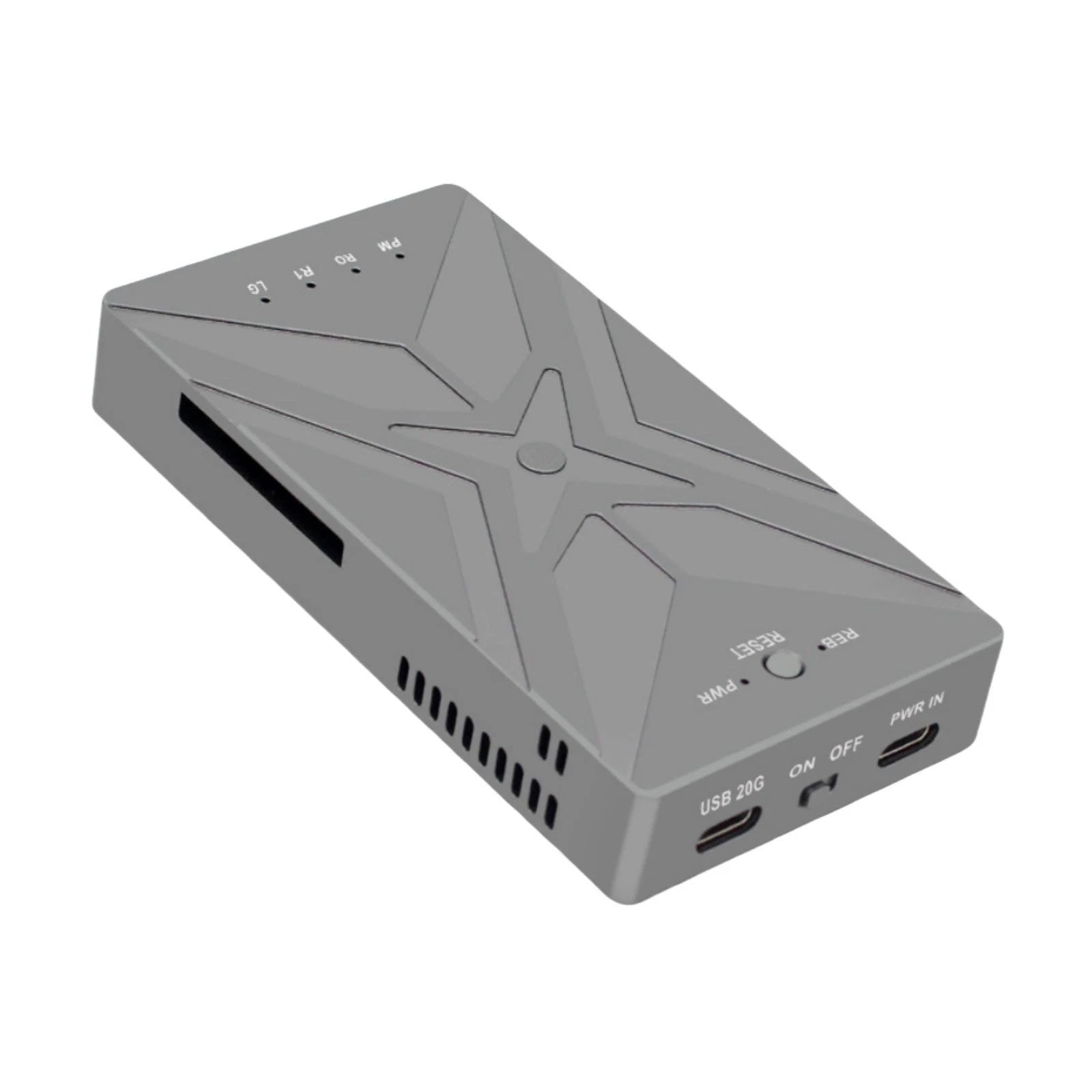 Raid Dual Bay M.2 Nvme 20gbps Ssd Case Ssd Hard | Built Supply Co