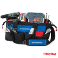 Workpro 14" Tool Bag 13 Pockets Close Top Wide Open | Built Supply Co