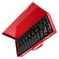 35pc 1/2-Inch Deep Impact Socket Set 6 Point Metric 8–32mm
