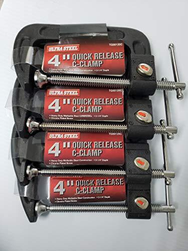 Ultra Steel 4" Quick Release C-Clamp by Ultra Steel