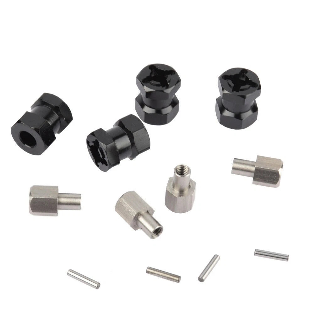 Alloy Wheel Hub Hex Extension Adaptor For 1/10 Rc Car Axial Rock
