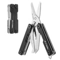 FLISSA 11-in-1 Multi Tool Scissor Stainless Steel Multitool Pocket Knife w/Pouch