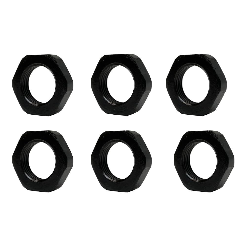 1/2"-28 Thread Jam Nuts Steel for 223 (Steel - 6Pc)