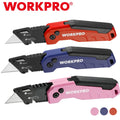 Workpro Folding Utility Knife Quick Change Box Cutter W/ Blade