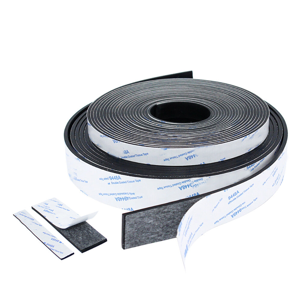 Black Self-Adhesive Silicone Rubber Seal Strip