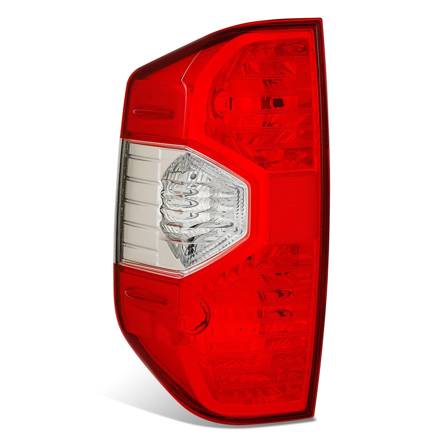 Fit 14-21 Toyota Tundra Driver Left Chrome Housing Red Lens Tail