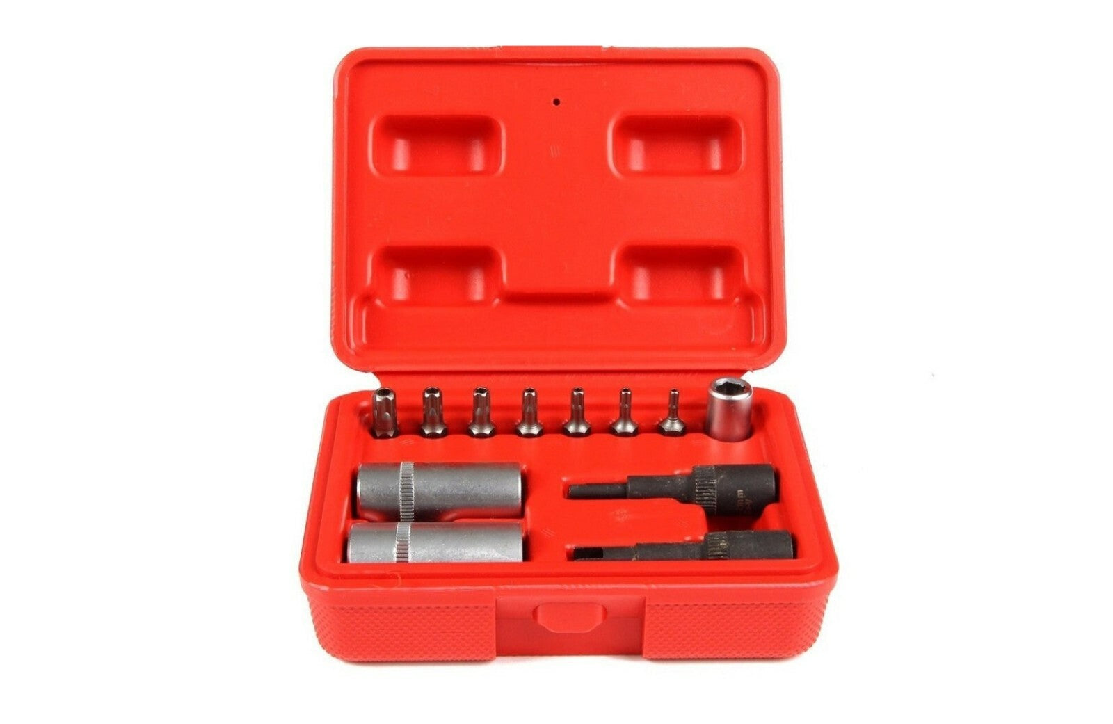 12pc Automotive Air Conditioning Tool: 5PT Torx Bits,SW12,15;2.2,3.2mm