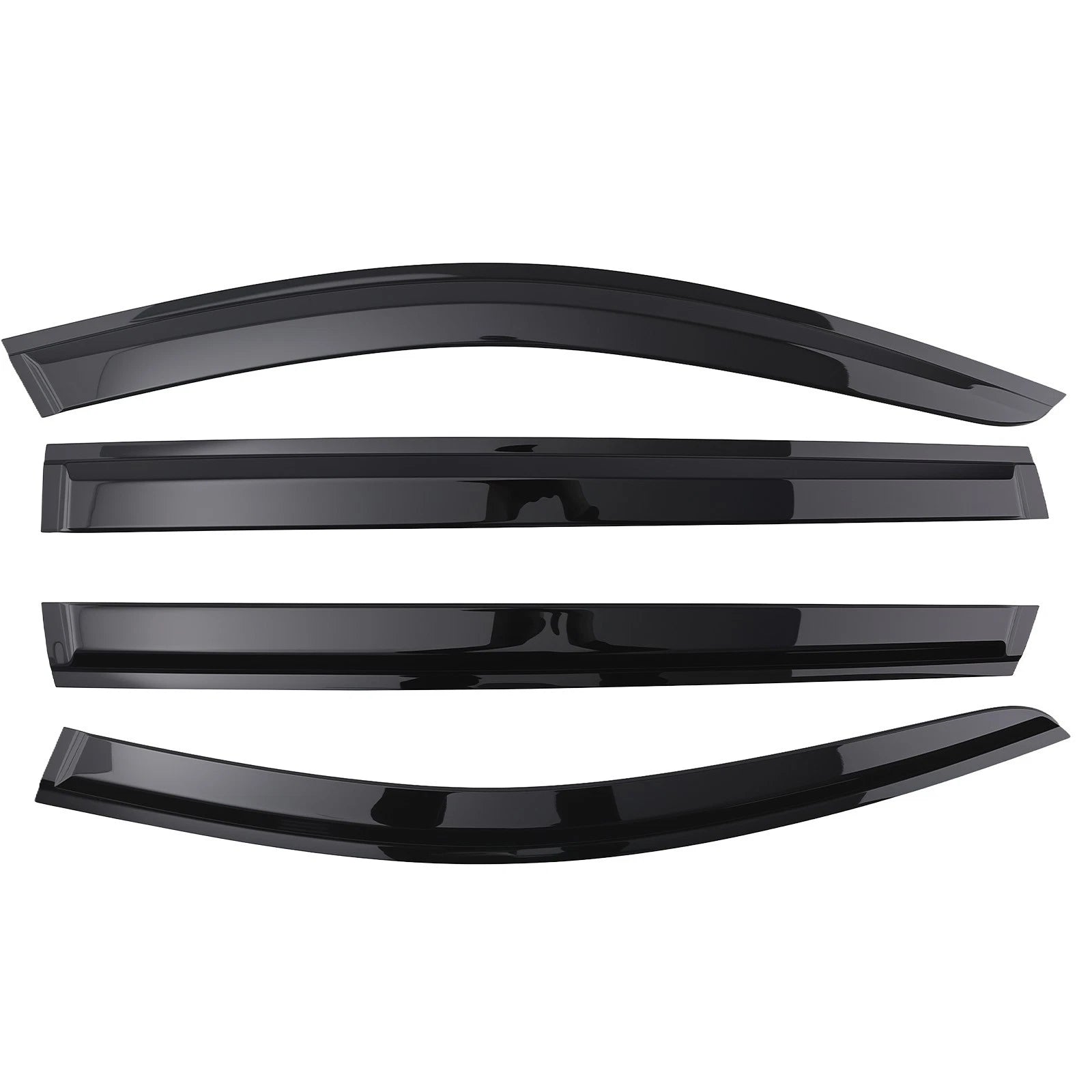 Vent Rain Guards for Hyundai Santa Fe 2019-2023 Window Visor 2.5mm 4Pcs
