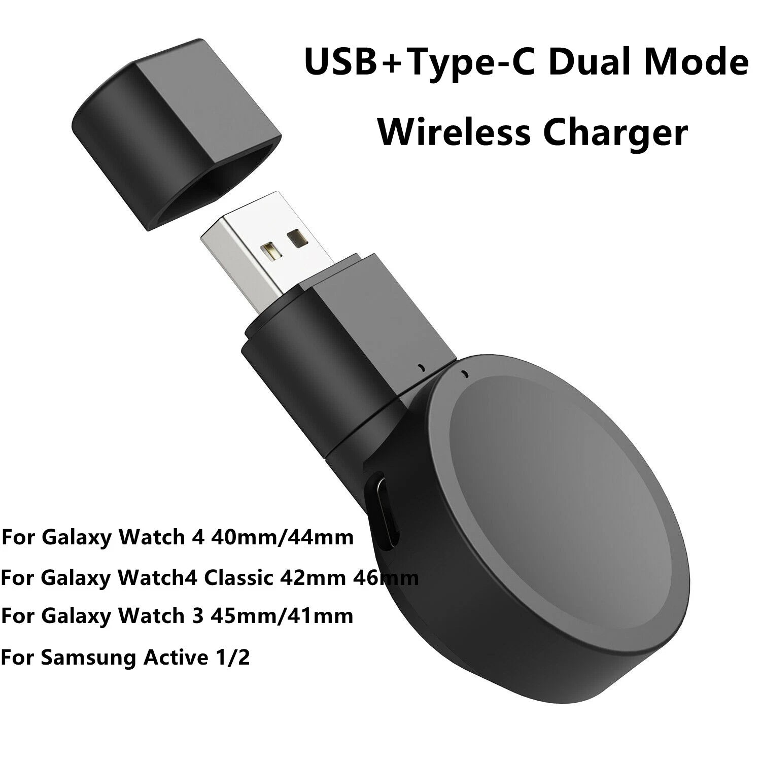 Wireless Charger Magnetic For Samsung Galaxy Watch 4 40/44 Classic
