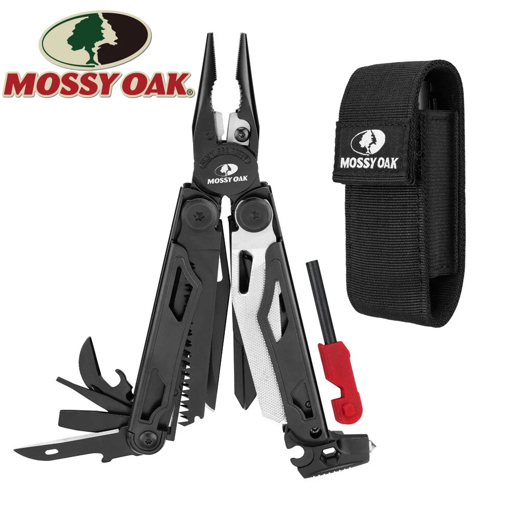 Mossy Oak 19-in-1 Stainless Steel Multi Tool Folding Pocket Plier