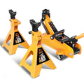 11"-17" Adjustable 4000lbs Capacity Hydraulic Orange Floor Jack +