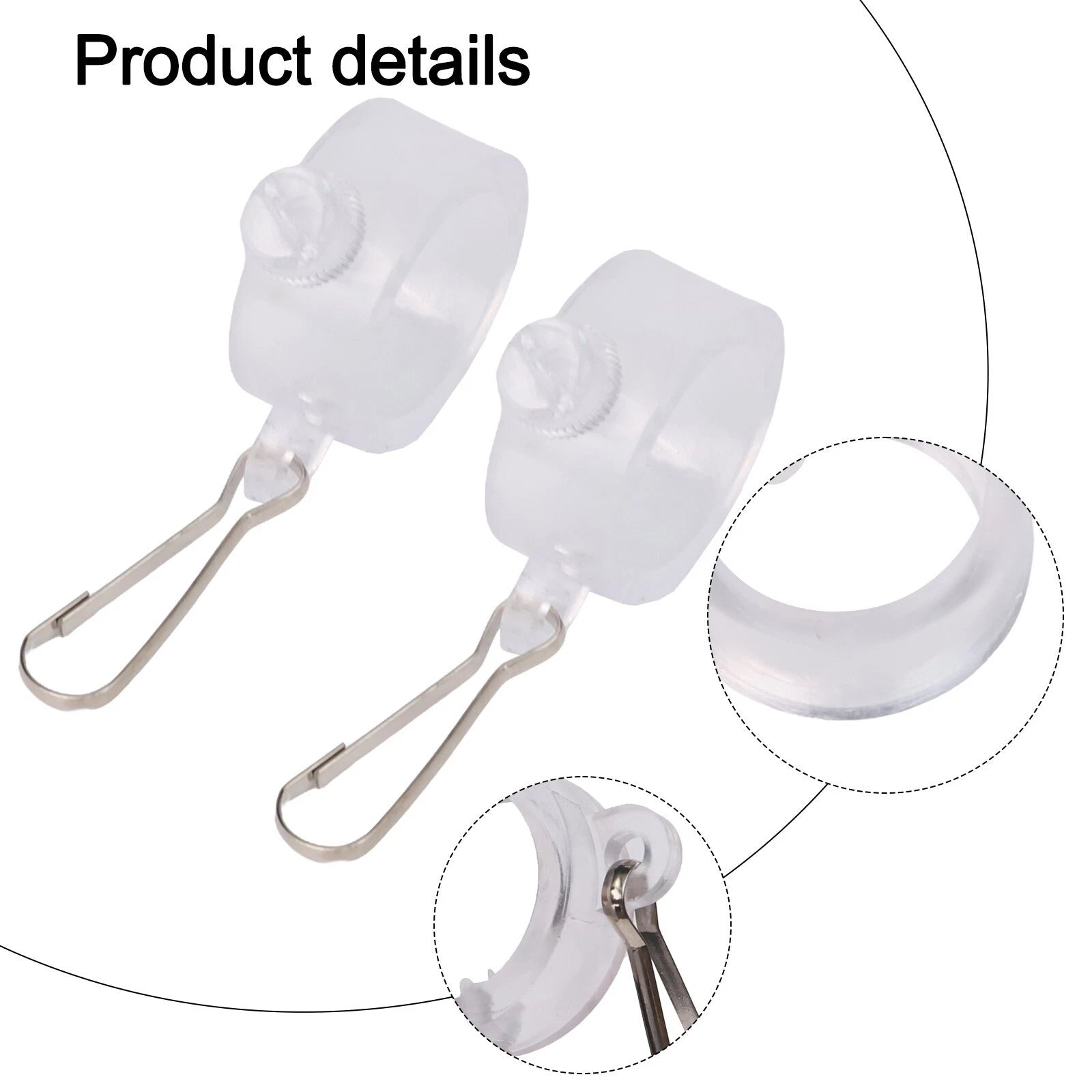 Flag Rings Attachments Banner Clips Fixing Flagpoles Mounting