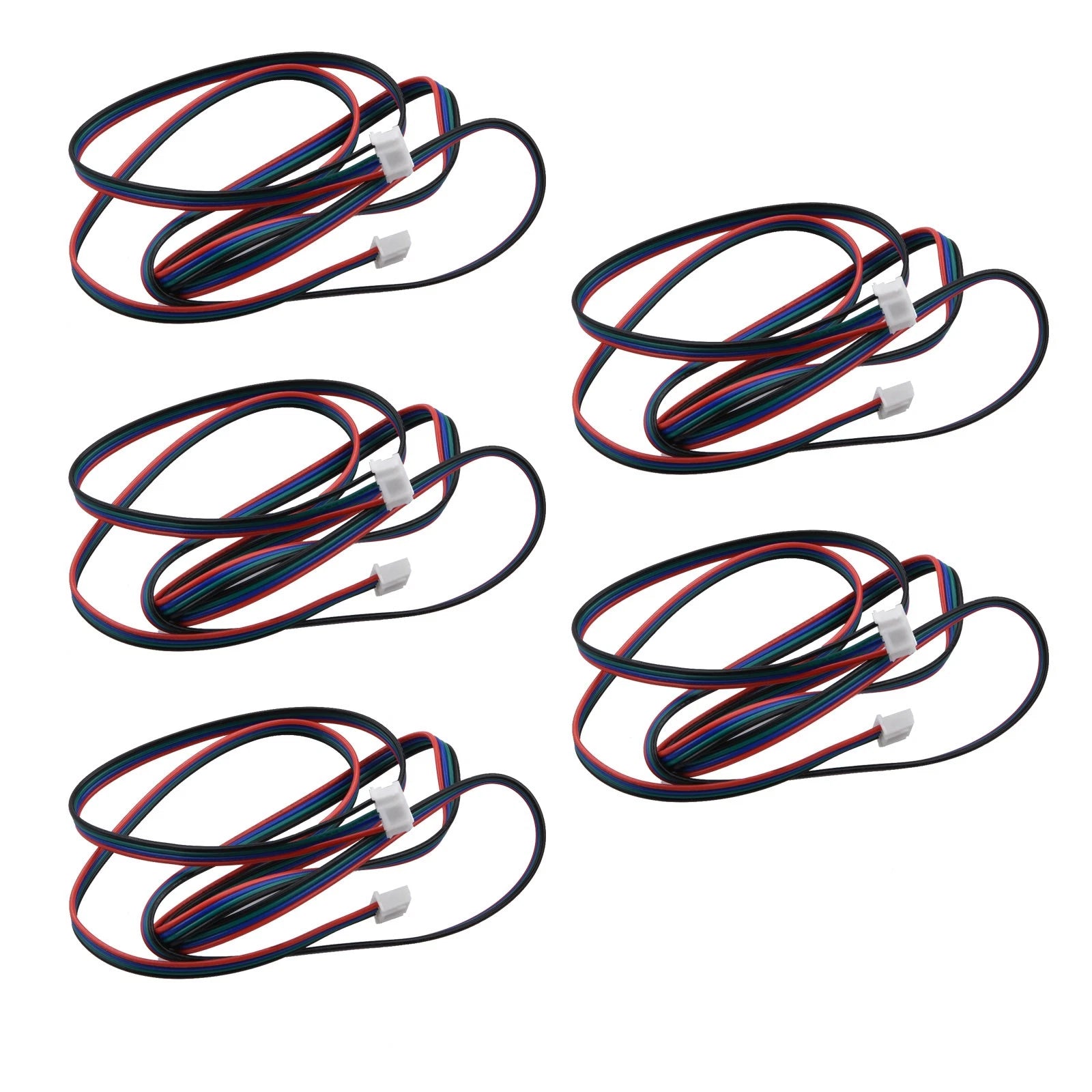 3d Printer Line Hx2.54 4pin-6pin White Terminal Cables For Stepper