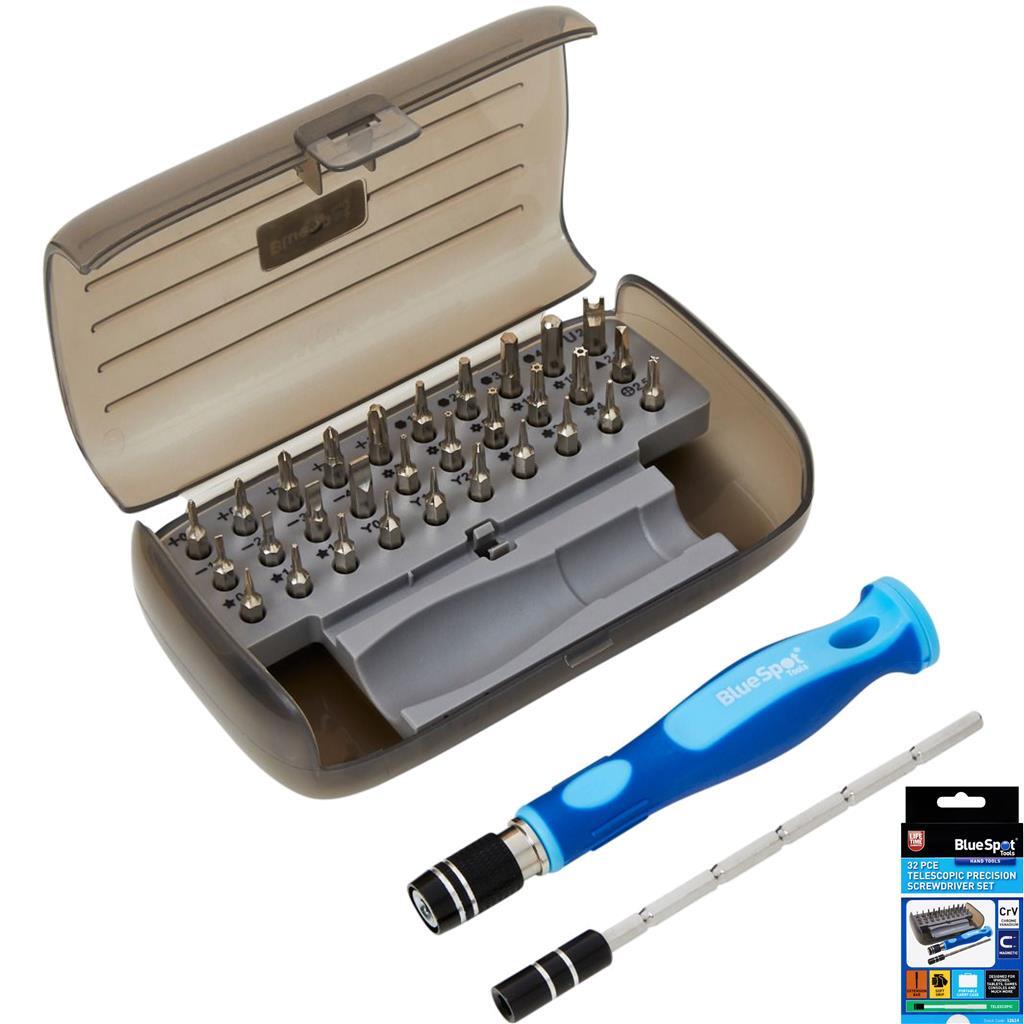Bluespot 32pc Precision Magnetic Screwdriver Set by Bluespot