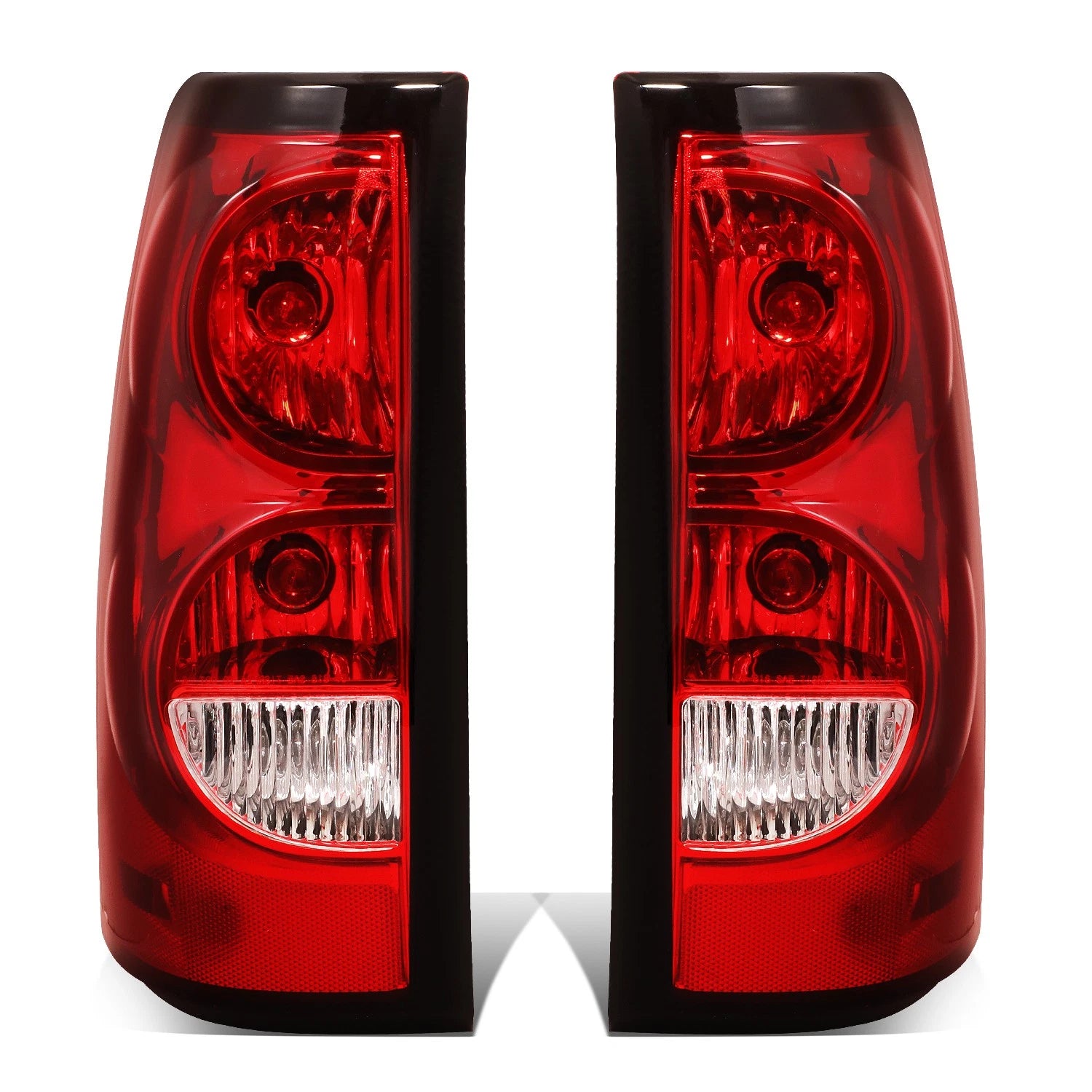 Fit 03-07 Chevy Silverado Fleetside Pickup Red Lens | Built Supply Co
