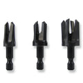 Snappy Tapered Plug Cutter Set with Hex Shank