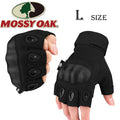 Mossy Oak Fingerless Tactical Gloves Hunting Gloves Combat Gloves w/Hard Knuckle