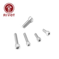 DIN912 10/50/100/1000<wbr/>pcs 316 Stainless Steel Hex Bolts Socket Cap Screws