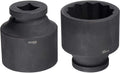 3/4" in Inch Dr 12pt Double Hex Cr-Mo Standard Impact Socket Metric