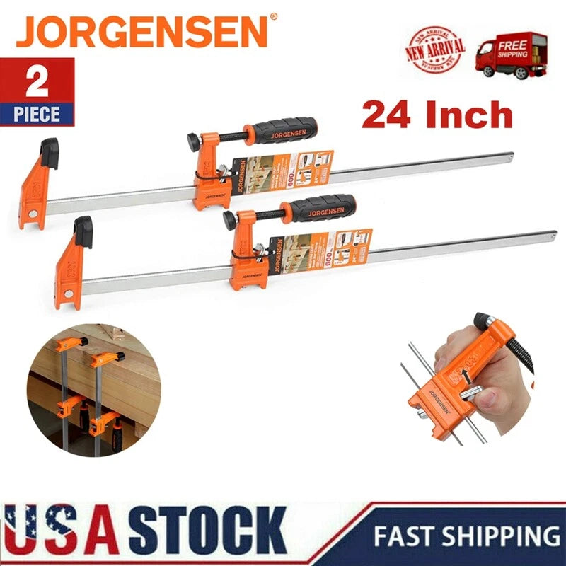 Jorgensen 2-pack Medium Duty Steel Bar Clamp Set | Built Supply Co