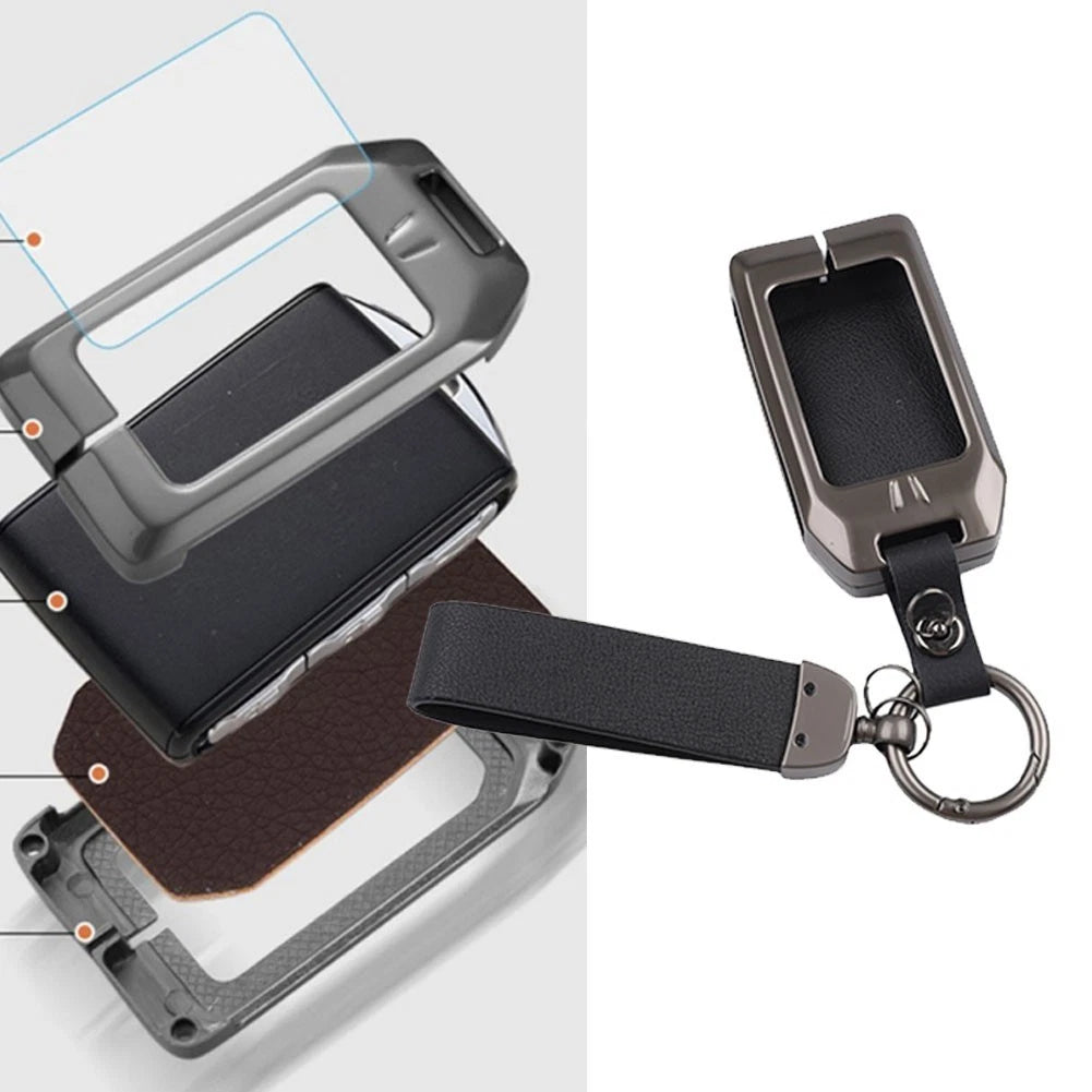 Car Key Organization Car Key Cover Stylish Key Accessory Cowhide