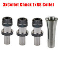 Chuck Kit Carbon Steel Holder Milling For Pull Rod R8 Thread Carpentry