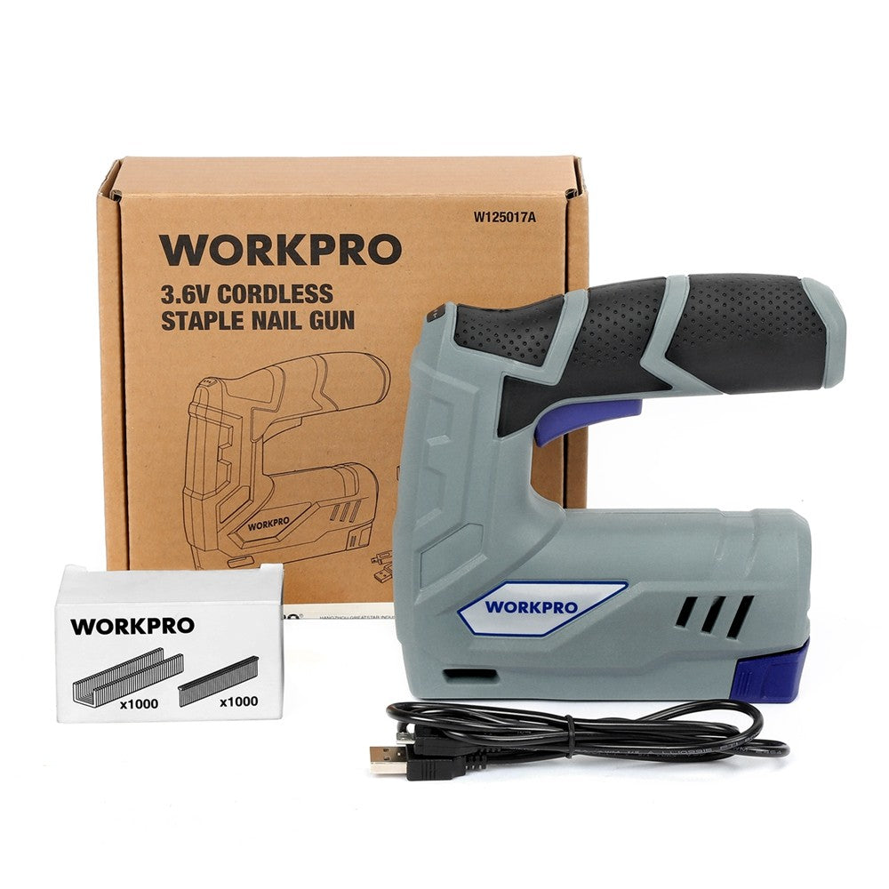 WORKPRO 3.6V Electric Staple Nail Gun by WORKPRO
