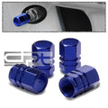 Aluminum Tire/rim Valve Air Port Dust Cover Stems Cap/caps Rt059 Blue