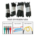 Insulated Sheath Set Heat Shrink Tubing Black Pe Accessories