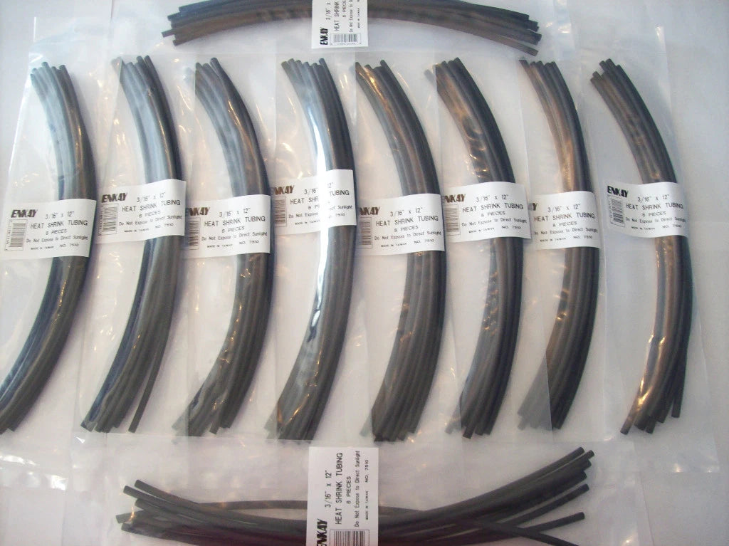 80 Feet 3/16" Enkay Heatshrink Tubing Heat Shrink Wire Wrap Tube 7510