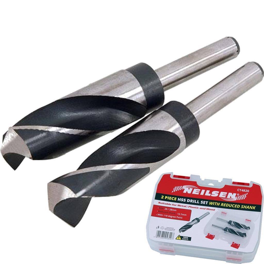 Neilsen HSS Drill Metal Bits Set 2pc