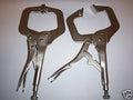 IIT 11" Vise Grips Locking C Clamp Pliers with Flex Pads by IIT