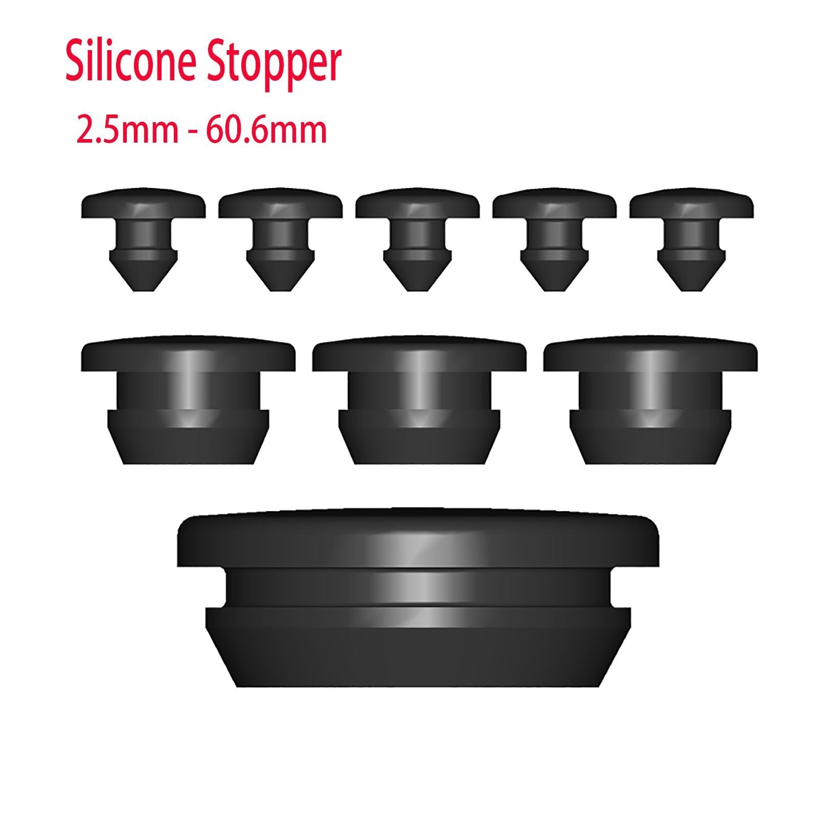 Snap-On Silicone Rubber Hole Plug