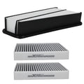 1x Engine Filter+2x Carbon Cabin Filter for Toyota Tundra 2007-2010