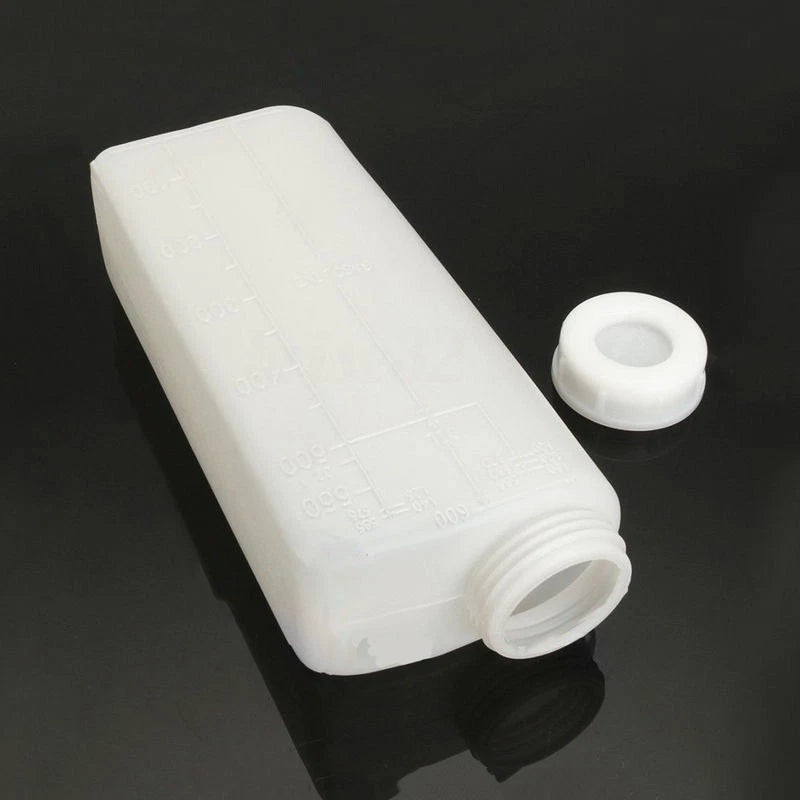 600ml Fuel Oil Mixing Bottle 25:1 For 2-circle Gas Scooter Motorcycle