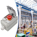 Duable Button Box E-stop Push Rt16-10a Switches Waterproof With Box