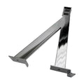 12" Slatwall Reinforced Rectangular Square Tube Hangbar Bracket
