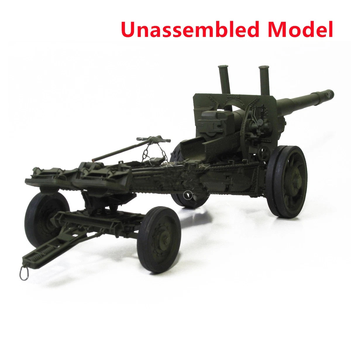 1:25 Ml-20 Howitzer Model 3d Paper Diy Unassembled Kits Souvenir Toy