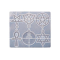 Pentagram Hexagram Epoxy Casting Mold Pentacle Charms Pendant
